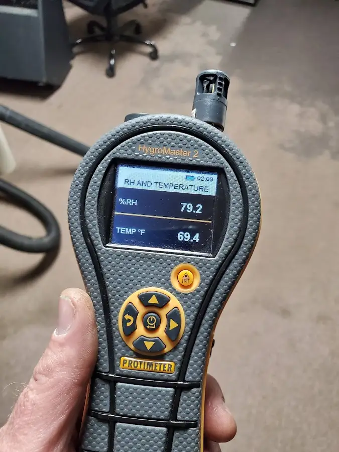 Moisture meter humidity assessment for Mold Remediation & Removal in Homeland Park
