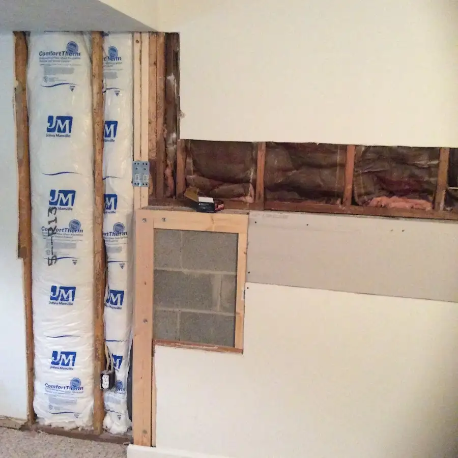Wall insulation replacement during Structural Drying in Homeland Park